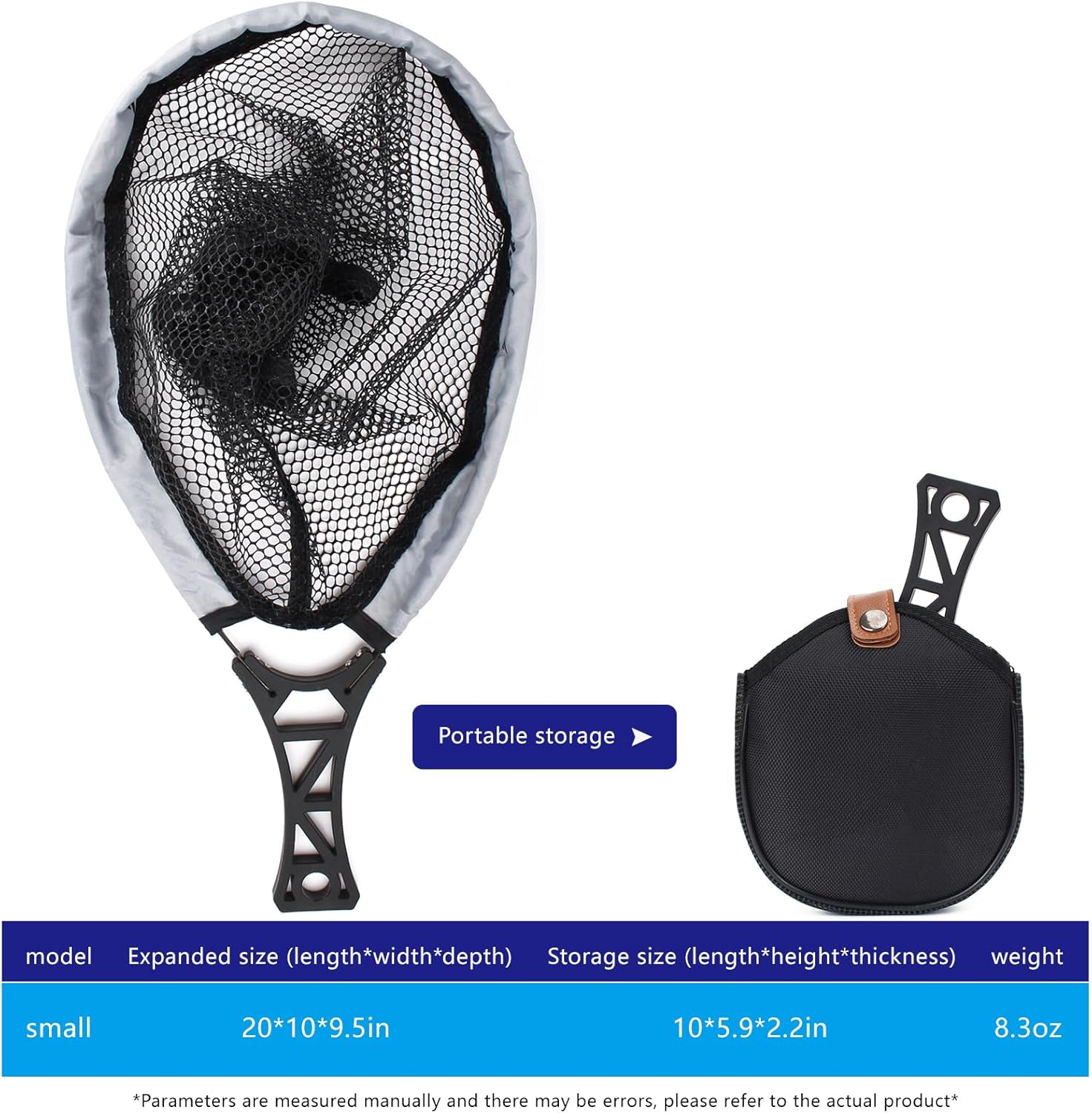 Foldable Fly Fishing Net Trout Net Catch and Release Net Landing nets for Fishing - Image 4